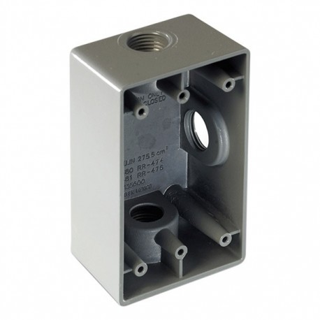 CAJA RECTANGULAR RR-0481 3 3/4" - Envío Gratuito