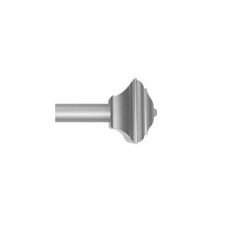 SET CORTINERO CUADRO PLATA 1.5 CM 71-121 CM HOME DECORATORS - Envío Gratuito