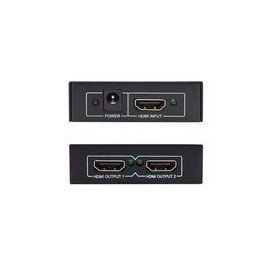 DIVISOR CON AMPLIFICADOR DE SEÑAL HDMI 2 SALIDAS STEREN - Envío Gratuito