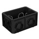 CHALUPA NEGRA 1/2 Y 3/4 CON CONECTOR - Envío Gratuito