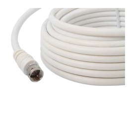 ARNÉS DE CABLE COAXIAL RG-59 CON CONECTORES DE ROSCA - Envío Gratuito