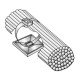 H BAC 34 BASES PARA CINCHO 3/4" X 3/4" - Envío Gratuito