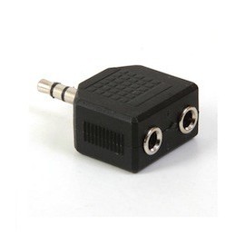 ADAPTADOR 2 JACKS 3 5 A 1 PLUG ESTÉREO - Envío Gratuito