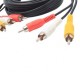 CABLE DE AUDIO Y VIDEO CON ENCHUFES RCA - Envío Gratuito