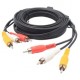 CABLE DE AUDIO Y VIDEO CON ENCHUFES RCA - Envío Gratuito