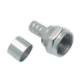 CONECTOR CON ANILLOS PARA RG-6 - Envío Gratuito