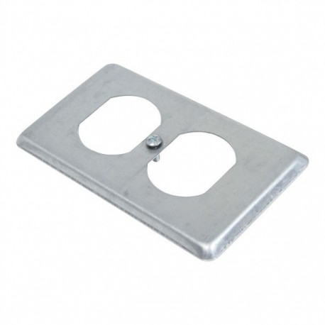 TAPA PARA CAJA CHALUPA CON SALIDA PARA CONTACTO DUPLEX - Envío Gratuito