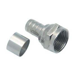 CONECTOR CON ANILLO RG-59 - Envío Gratuito
