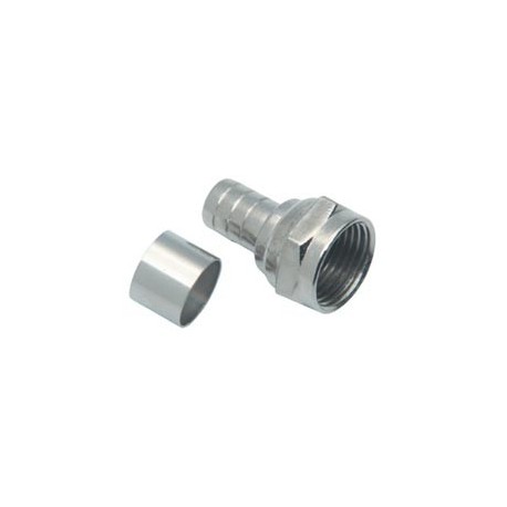 CONECTOR CON ANILLO RG-59 - Envío Gratuito
