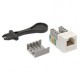 CONECTOR GRADO VOZ JACK COLOR BLANCO COMMERCIAL ELECTRIC - Envío Gratuito