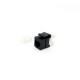 CONECTOR HEMBRA (JACK) RJ45 NEGRO 5E 10 PZAS STEREN - Envío Gratuito