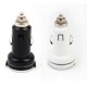 PAQUETE 2 CARGADORES USB PARA AUTOS BLANCO Y NEGRO CE TECH - Envío Gratuito
