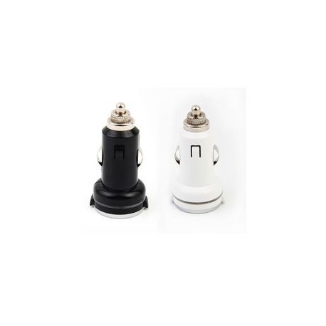 PAQUETE 2 CARGADORES USB PARA AUTOS BLANCO Y NEGRO CE TECH - Envío Gratuito