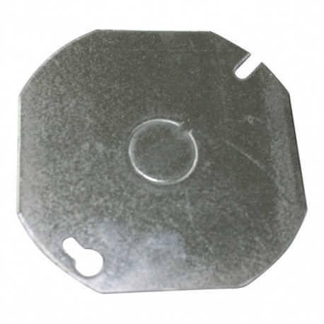 TAPA PARA CAJA OCTAGONAL 4" CON SALIDA DE 1/2" - Envío Gratuito