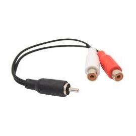 ADAPTADOR 2 JACKS RCA A - Envío Gratuito