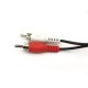 CABLE CON 2 PLUGS RCA A 1 PLUG - Envío Gratuito