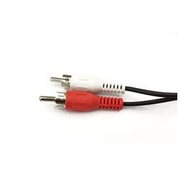 CABLE CON 2 PLUGS RCA A 1 PLUG - Envío Gratuito