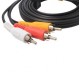 CABLE DE AUDIO VIDEO CON ENCHUFES RCA - Envío Gratuito