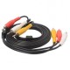 CABLE DE AUDIO VIDEO CON ENCHUFES RCA - Envío Gratuito