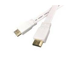 ARNES HDMI MACHO A MACHO DE 1.8MTS PLANO BLANCO STEREN - Envío Gratuito
