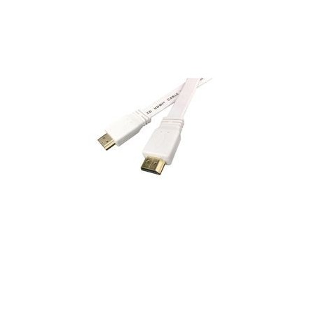 ARNES HDMI MACHO A MACHO DE 1.8MTS PLANO BLANCO STEREN - Envío Gratuito