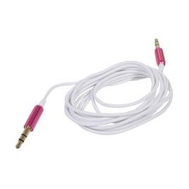 CABLE PLUG A PLUG 3 5MM METALICO - Envío Gratuito