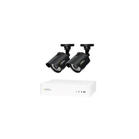 SISTEMA DE SEGURIDAD CON 2 CÁMARAS HD 720P CON 4 CANALES - Envío Gratuito