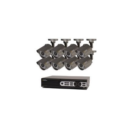 SISTEMA DE SEGURIDAD CON 8 CÁMARAS HD 720P CON 16 CANALES - Envío Gratuito
