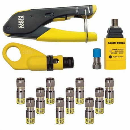 KIT INSTALACIÓN CABLE COAXIAL - Envío Gratuito