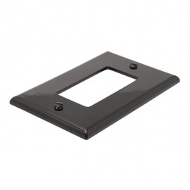 PLACA DECORA NEGRA C/TORNILLOS - Envío Gratuito