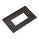 PLACA DECORA NEGRA C/TORNILLOS - Envío Gratuito