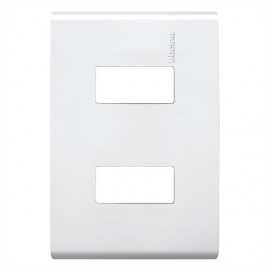 PLACA 2 MODULO RESTYLE BLANCA MODUS - Envío Gratuito