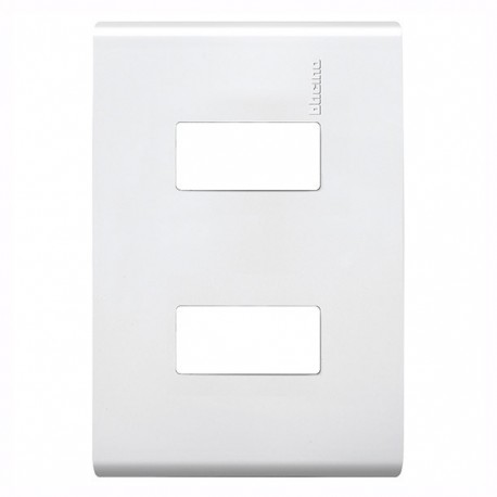 PLACA 2 MODULO RESTYLE BLANCA MODUS - Envío Gratuito