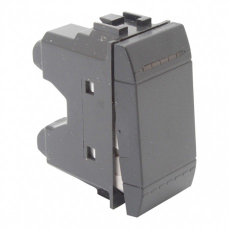 INTERRUPTOR SENCILLO 1 MÓDULO COLOR NEGRO - Envío Gratuito