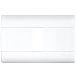 PLACA C/CHASIS 1MODULO BLANCA MODUS - Envío Gratuito