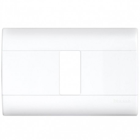 PLACA C/CHASIS 1MODULO BLANCA MODUS - Envío Gratuito