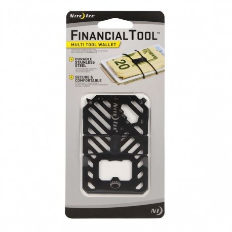 BILLETERA MULTIHERRAMIENTA FINANCIAL TOOL NEGRO - Envío Gratuito