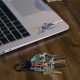 LLAVERO KEYRACK MOSQUETONES "S" DE PLÁSTICO CON CIERRE - Envío Gratuito