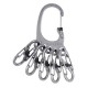 LLAVERO KEYRACK BIGFOOT MOSQUETONES "S" DE METAL CON CIERRE - Envío Gratuito