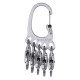 LLAVERO KEYRACK BIGFOOT MOSQUETONES "S" DE METAL CON CIERRE - Envío Gratuito