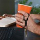 LLAVERO KEYRING CON CIERRE ACERO INOXIDABLE - Envío Gratuito