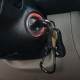 LLAVERO KEYRING CON CIERRE ACERO INOXIDABLE - Envío Gratuito