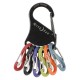 LLAVERO KEYRACK MOSQUETONES "S" DE PLÁSTICO - Envío Gratuito