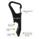 LLAVERO MULTIHERRAMIENTA DOOHICKEY CLIPKEY NEGRO - Envío Gratuito
