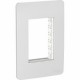 PLACA 3 MÓDULOS GAMMA SILVER SCHNEIDER ELECTRIC - Envío Gratuito