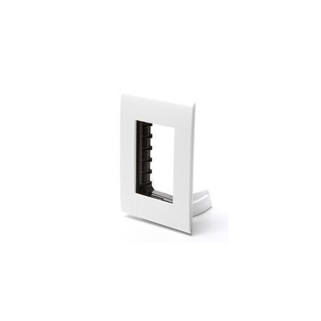 PLACA DE 3 MÓDULOS BLANCA / LUNA - Envío Gratuito