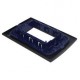 PLACA RECTANGULAR 3 MÓDULOS COLOR NEGRO - Envío Gratuito