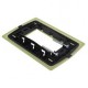 PLACA RESINA 3 MÓDULOS VERDE JADE - Envío Gratuito