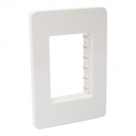 PLACA 3 VENTANAS BLANCA - Envío Gratuito