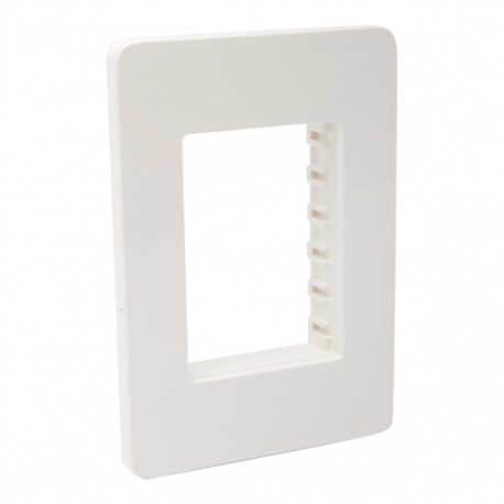 PLACA 3 VENTANAS BLANCA - Envío Gratuito